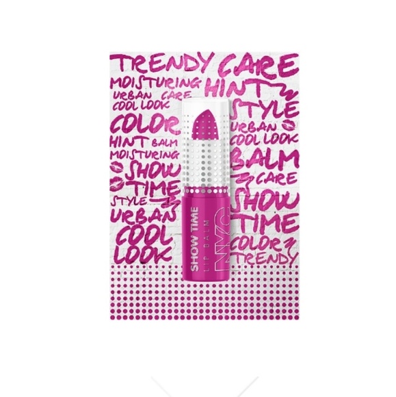 NYC Show Time Lip Balm Fashionable Fuchsia - Picture 2 of 3